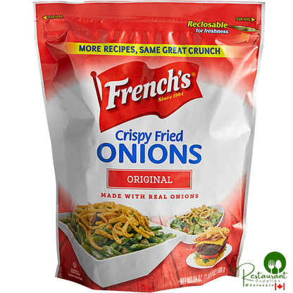 French's 24 oz. Crispy Fried Onions - 6/Case