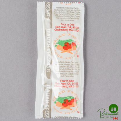 12 Gram Italian Dressing Portion Packets - 200/Case