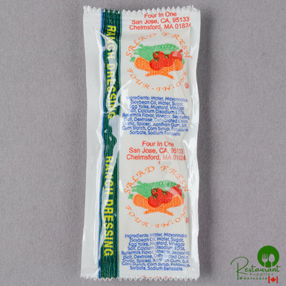 Ranch Dressing 12 Gram Portion Packets - 200/Case