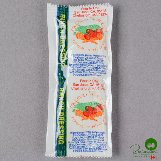 Ranch Dressing 12 Gram Portion Packets - 200/Case