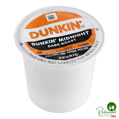 Dunkin' Midnight Coffee Single Serve Keurig® K-Cup® Pods - 88/Case