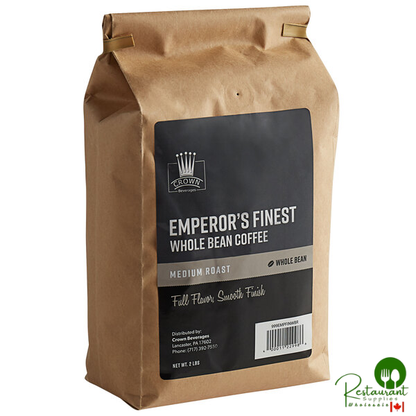 Crown Beverages Emperor's Finest Whole Bean Coffee 2 lb. - 5/Case