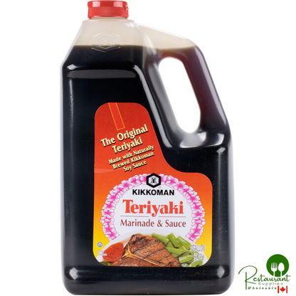 Kikkoman Teriyaki Marinade and Sauce 1 Gallon Containers - 4/Case