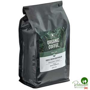Crown Beverages Organic Single Origin Guatemalan Whole Bean Coffee 2 lb. - 5/Case