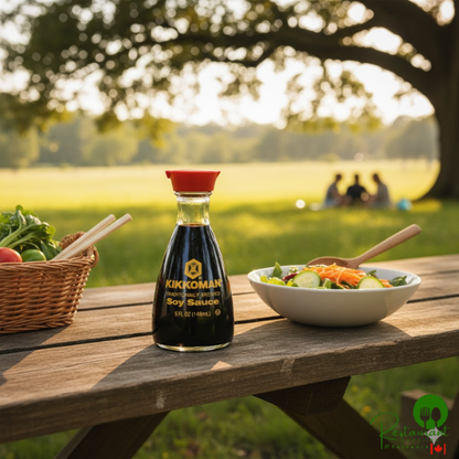 Kikkoman Traditionally Brewed Soy Sauce Dispenser 5 fl. Oz Dispenser - 12/Case