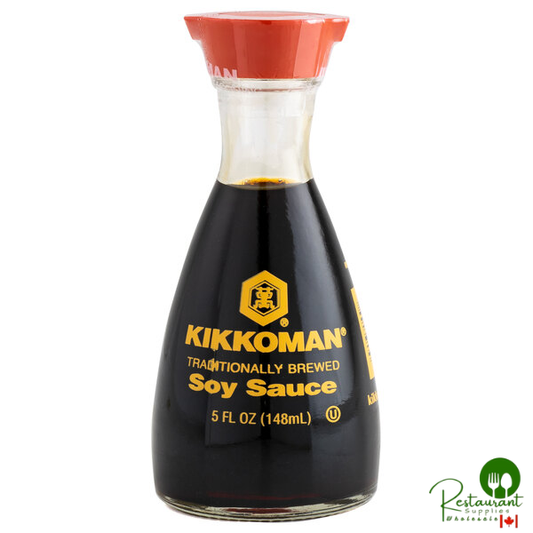 Kikkoman Traditionally Brewed Soy Sauce Dispenser 5 fl. Oz Dispenser - 12/Case