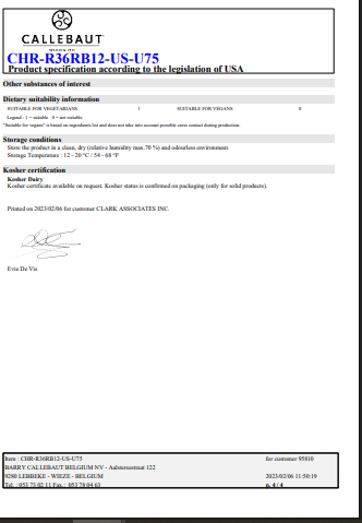 Callebaut Ruby RB1 Chocolate Callets™ – 5.5 lb Bag