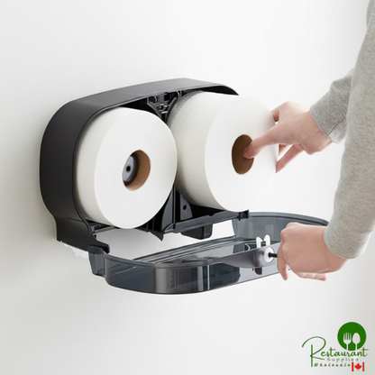 Prime Select Compact Jumbo Jr. 550' 2-Ply Toilet Paper Roll with 7" Diameter - 12/Case