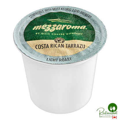 Ellis 24-Count Mezzaroma Costa Rican Tarrazu Coffee Single Serve Cups - 4/Case