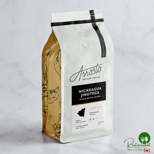 Arrosto Nicaragua Jinotega Single Origin Whole Bean Coffee 2 lb. - 5/Case