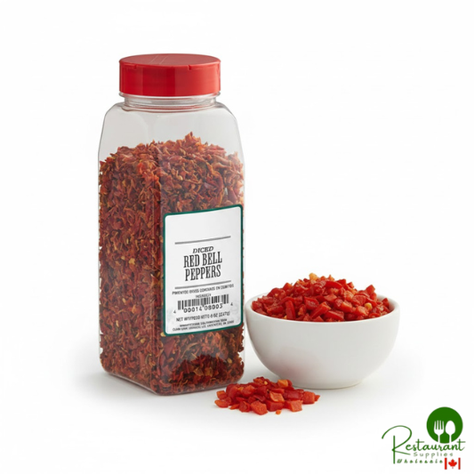 Diced Red Bell Pepper By Prime - 8 oz. - 12/Case