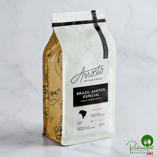Arrosto Brazil Santos Especial Single Origin Whole Bean Coffee 2 lb.