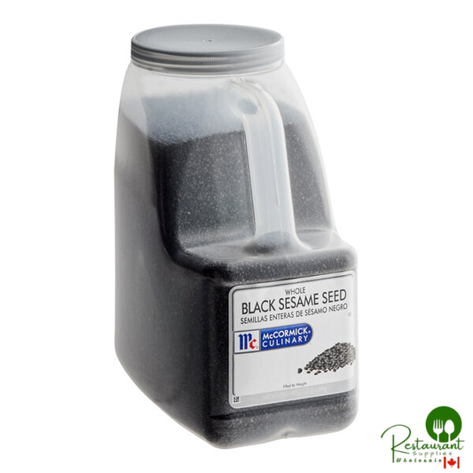 McCormick Culinary Black Sesame Seeds 5.5 lb. - 3/Case