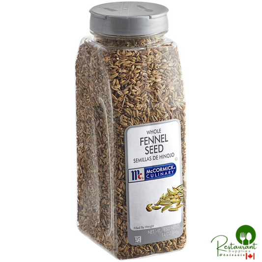 McCormick Culinary Fennel Seed 14 oz. - 6/Case