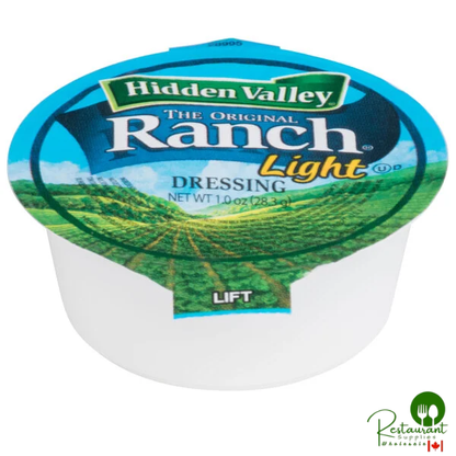 Hidden Valley 1 oz. Light Ranch Dressing Cup - 160/Case