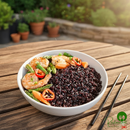 Lotus Foods Medium Grain Forbidden Rice® 22 lb.