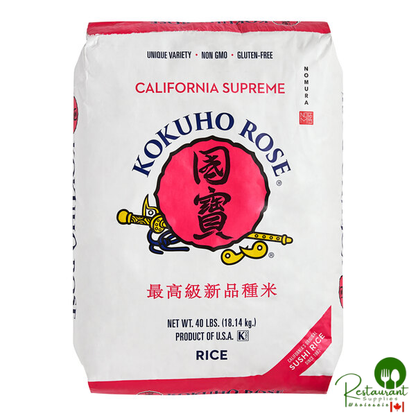 Kokuho Rose Medium Grain White Rice 40 lb.