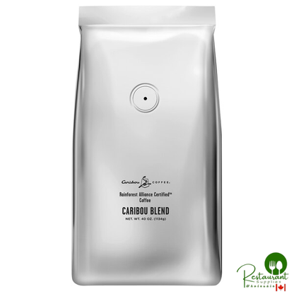 Caribou Coffee Caribou Blend Whole Bean Coffee 2.5 lb. - 4/Case