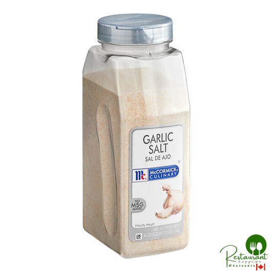 McCormick Culinary Garlic Salt 41.25 oz. - 6/Case