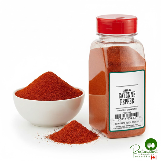 Mild Ground Cayenne Pepper By Prime - 8 oz. - 12/Case