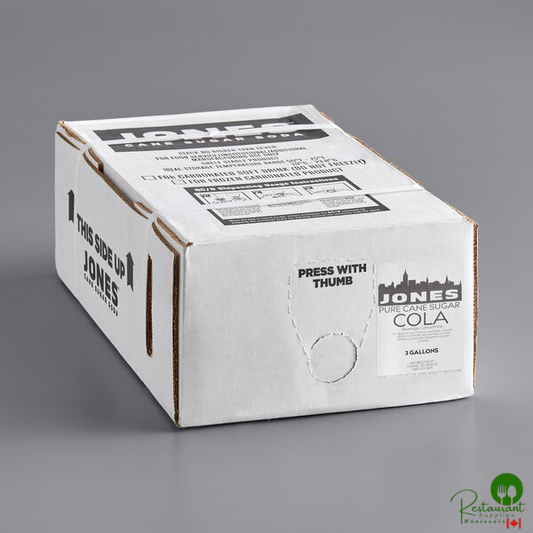 Jones Cola Beverage / Soda Syrup 3 Gallon Bag in Box