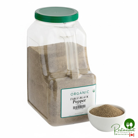 Organic Table Grind Ground Black Pepper By Prime 5 lb. - 4/Case