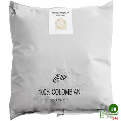 Ellis 100% Colombian Whole Bean Coffee 2 lb. - 5/Case