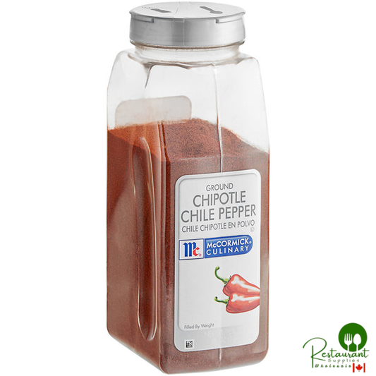 McCormick Culinary Ground Chipotle Chile Pepper 1 lb. - 6/Case