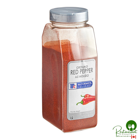 McCormick Culinary Ground Red Pepper 1 lb. - 6/Case