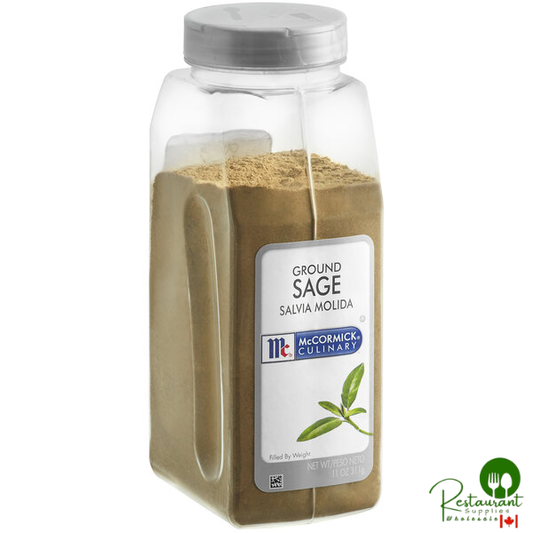 McCormick Culinary Ground Sage 11 oz. - 6/Case