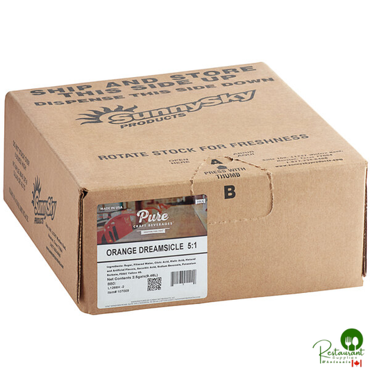 Pure Craft Beverages Orange Dreamsicle Beverage / Soda Syrup 2.5 Gallon Bag in Box