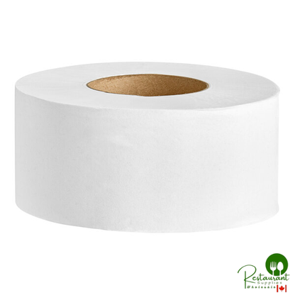 Prime 1-Ply 1000' Universal Jumbo Toilet Paper Roll with 7 3/8" Diameter - 12/Case