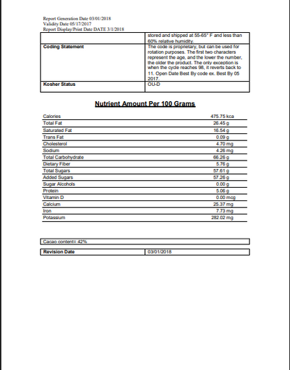 HERSHEY'S Semi-Sweet 1M Baking Chocolate Chips – 25 lb Bulk Bag