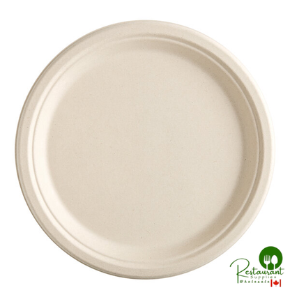 EcoChoice 10" Natural Plant Fiber Plate - 125/Pack