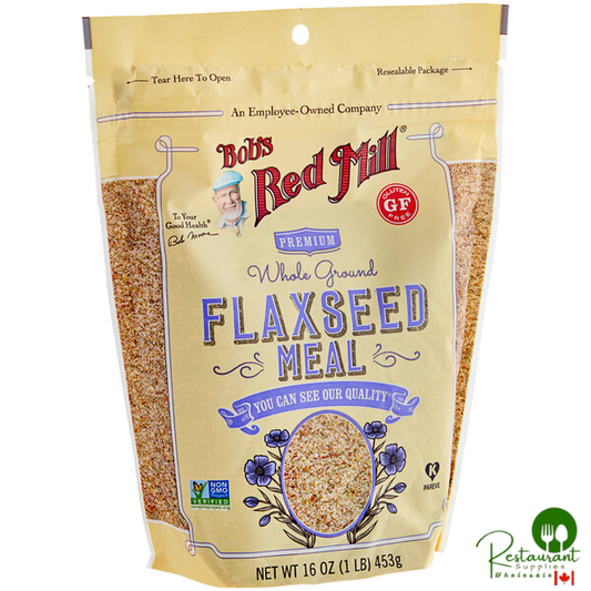 Bob's Red Mill Gluten-Free Ground Flaxseed Meal 16 oz. - 4/Case