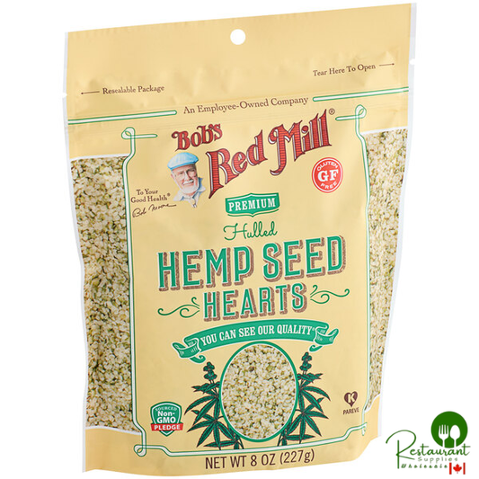 Bob's Red Mill Gluten-Free Hulled Hemp Seed Hearts 8 oz. - 5/Case