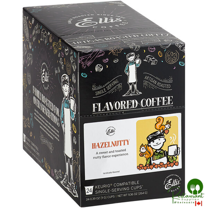 Ellis Hazelnutty Coffee Single Serve Cups - 24/Box
