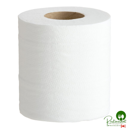 Prime Premium 3 1/2" x 4 1/2" Individually Wrapped 2-Ply Standard 500 Sheet Toilet Paper Roll - 60/Case