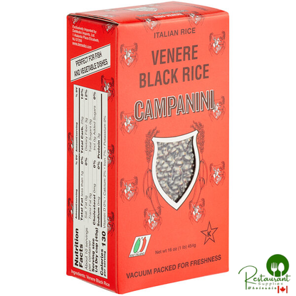 Campanini 1 lb. Venere Black Rice - 12/Case