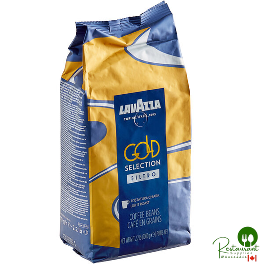Lavazza Gold Selection Filtro Whole Bean Filter Coffee 2.2 lb. - 6/Case