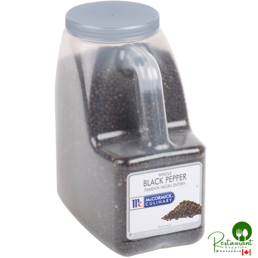 McCormick Culinary Whole Black Pepper - 5.75 lb. - 3/Case
