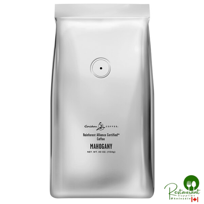 Caribou Coffee Mahogany Blend Whole Bean Coffee 2.5 lb. - 4/Case