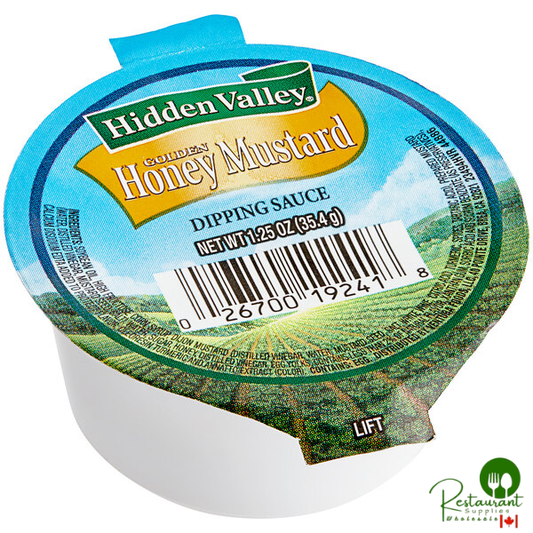 Hidden Valley Golden Honey Mustard Dressing Cup 1.25 oz. - 96/Case