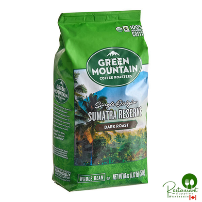 Green Mountain Coffee Roasters Sumatra Reserve Whole Bean Coffee 18 oz. - 6/Case