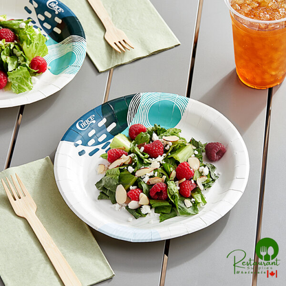 Choice 8 1/2" Lifestyle Series Light Weight Paper Plate - 500/Case