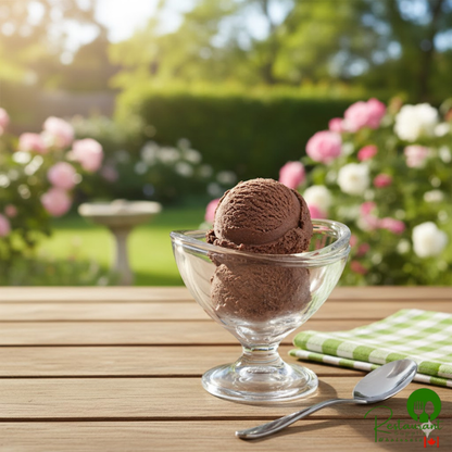 Oringer Double Rich Chocolate Hard Serve Ice Cream Base #10 Can