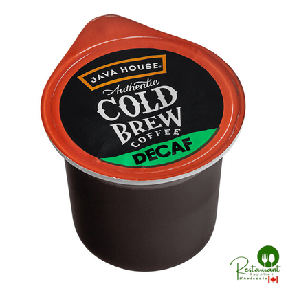 Java House Decaf Cold Brew Coffee Single Serve Pod - 36/Case