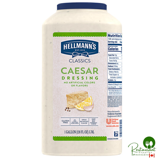 Hellmann's 1 Gallon Caesar Dressing - 4/Case