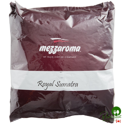 Ellis Mezzaroma Royal Sumatra Whole Bean Coffee 2 lb. - 5/Case