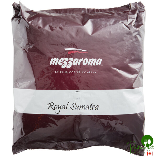 Ellis Mezzaroma Royal Sumatra Whole Bean Coffee 2 lb. - 5/Case